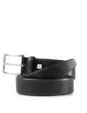 leather belt black