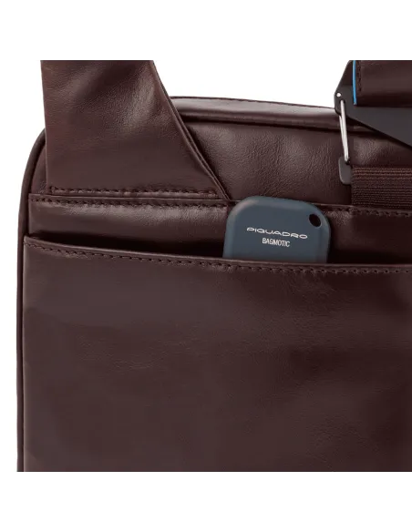 Piquadro B2 Revamp Umhängetasche mit iPad®mini-Fach Dunkelbraun