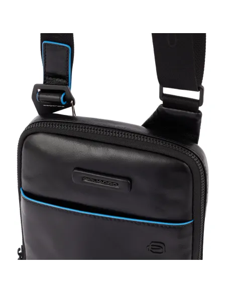 Borsello porta iPad mini® in pelle Piquadro B2 Revamp nero