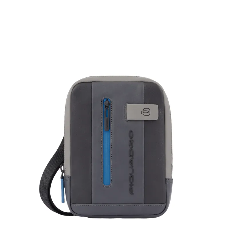 Organised pocket cross-body bag black-grey