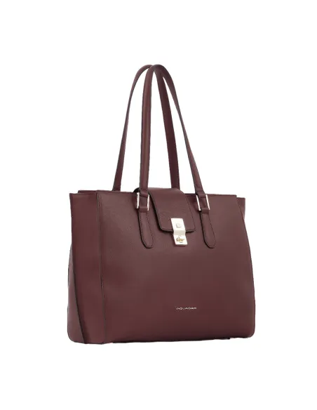 Piquadro Dafne 15.6" computer leather shopping bag black