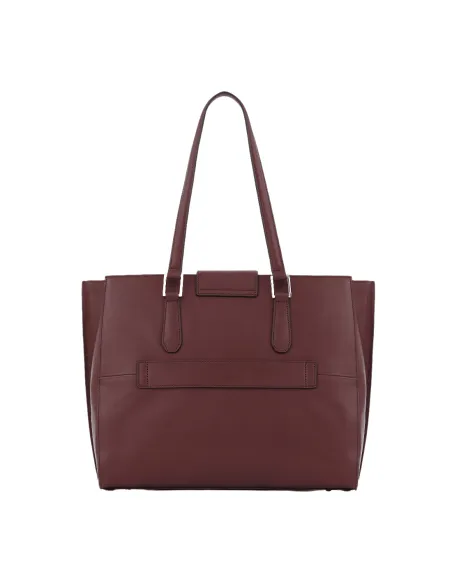 Piquadro Dafne 15.6" computer leather shopping bag black