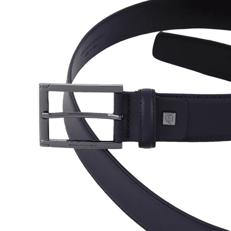Cintura in pelle Piquadro Modus Special blu 2