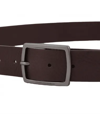Piquadro B3 Leather belt dark brown