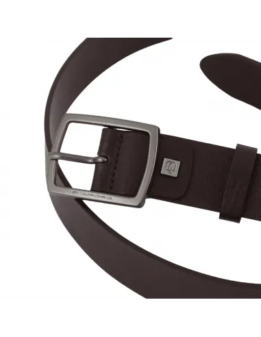 Piquadro B3 Leather belt dark brown