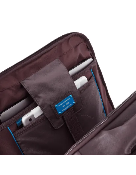 Piquadro Ronnie Big size, fast-check computer and iPad®Pro 12,9" backpack brown