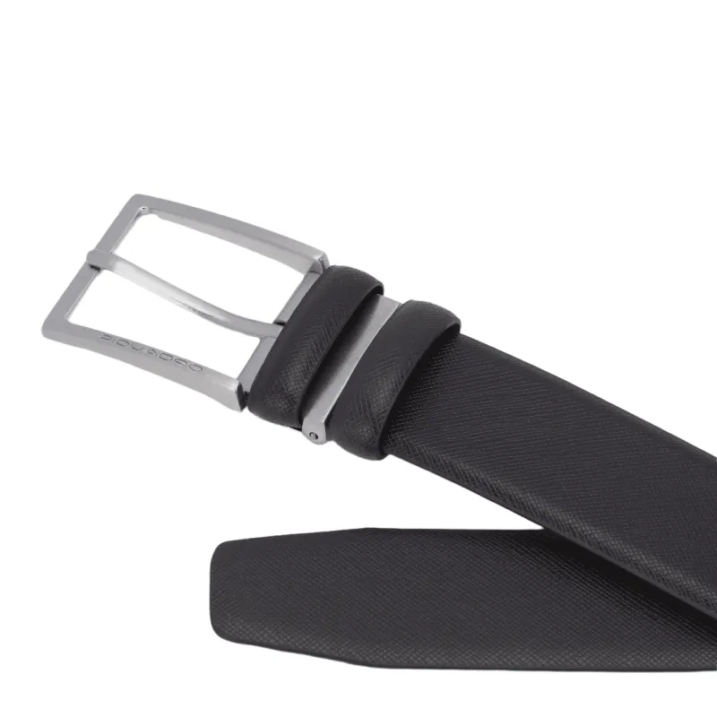 Piquadro Reversibile men's belt with prong buckle...