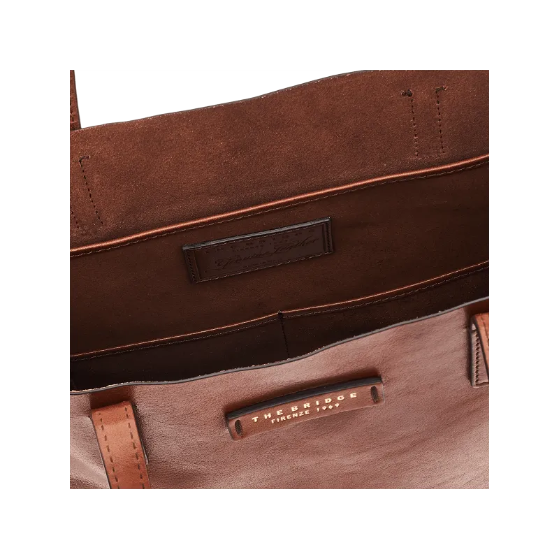 Shopping bag The Bridge Mirra brown 2