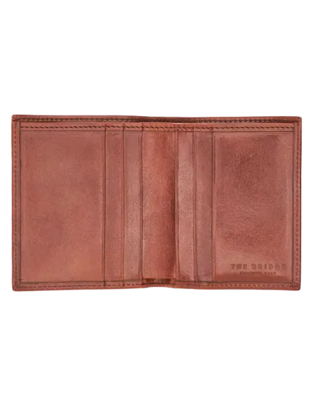 Porta carte di credito a libro The Bridge Story marrone