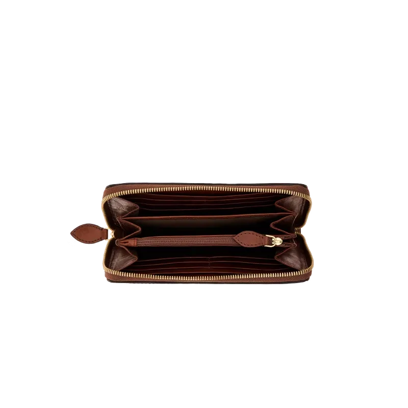 The Bridge Bettina leder Damenbrieftasche braun 2