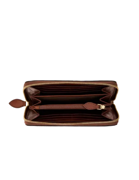 The Bridge Bettina leder Damenbrieftasche braun