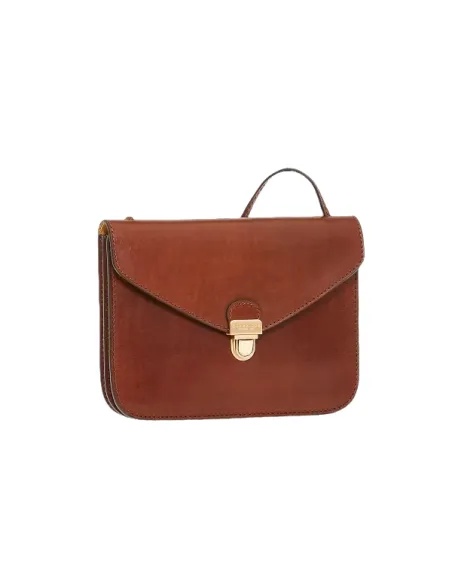 The Bridge cross-body bag with flap closure brown