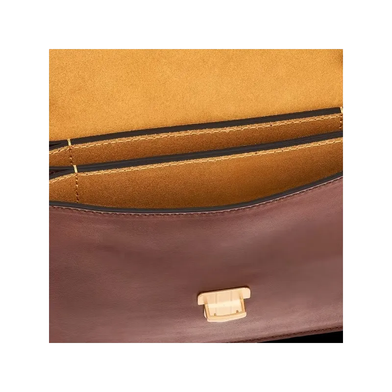 Tracollina piatta con patta The Bridge marrone 2