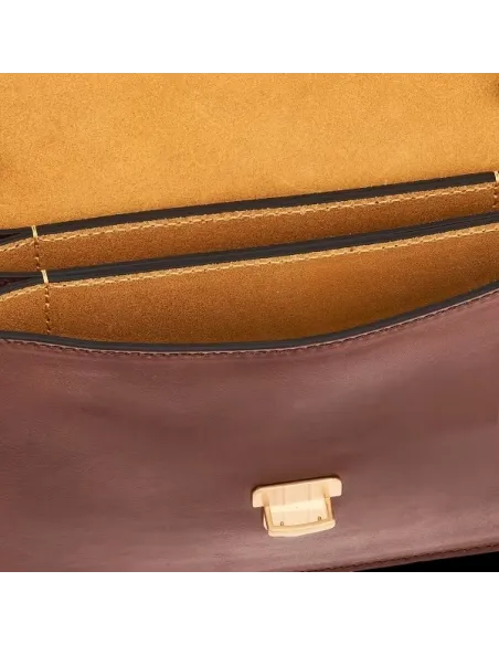 The Bridge cross-body bag with flap closure brown