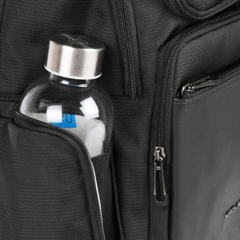 Zaino in tessuto e pelle Porta computer Piquadro Mac-Beth... 2