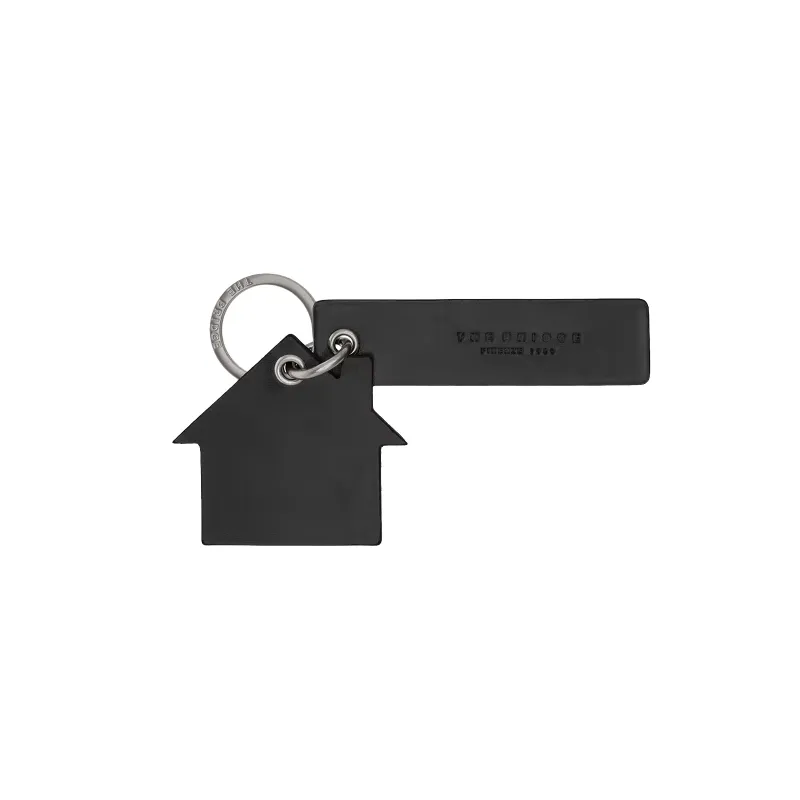 The Bridge House-shaped keyring black