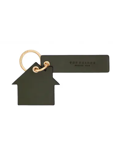 The Bridge House-shaped keyring green