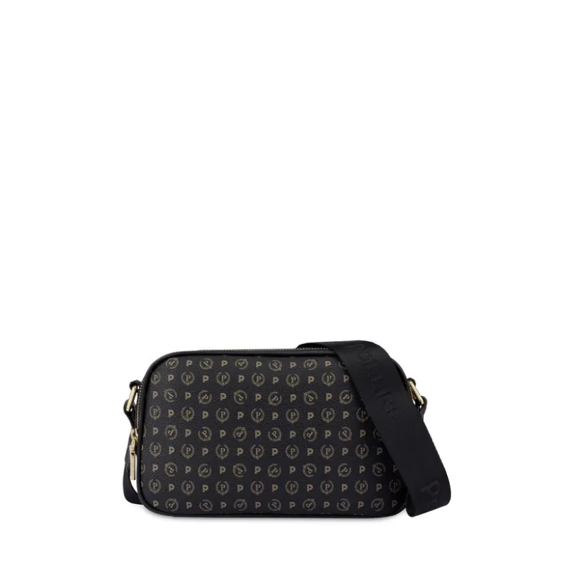 Pollini shoulder bag with two compartments black