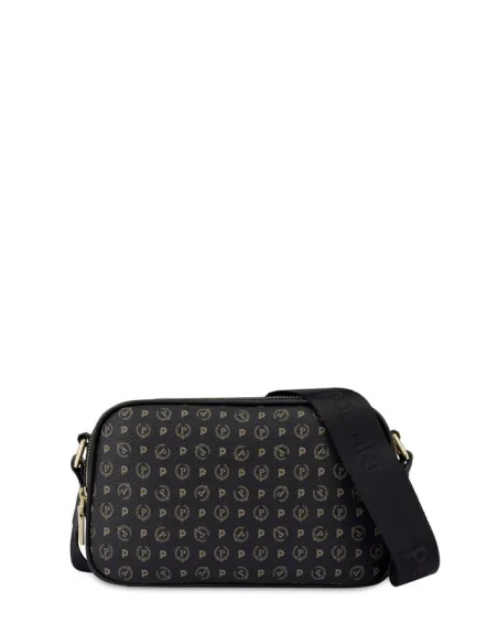 Pollini shoulder bag with two compartments black