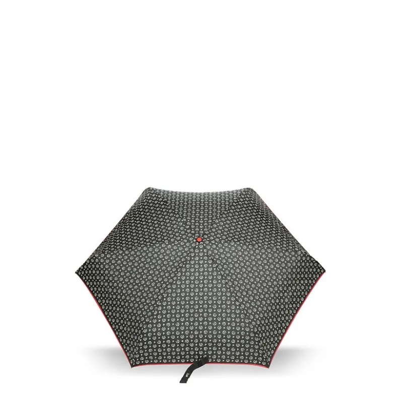 Pollini Heritage Small umbrella black-red