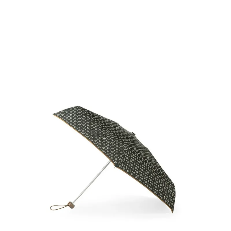 Pollini Mini-Regenschirm, schwarz-braun 2