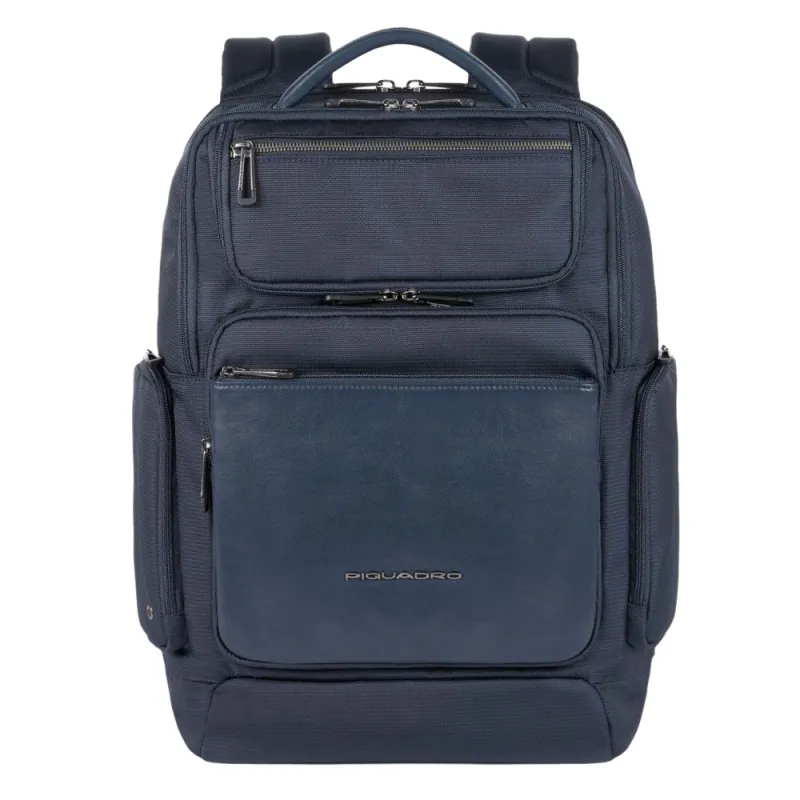 Piquadro Mac-Beth large Laptop backpack blue