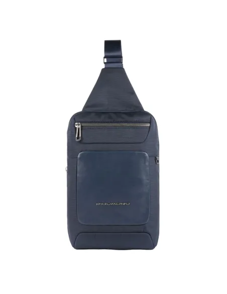 Piquadro Mac-Beth Mono sling bag Piquadro blue