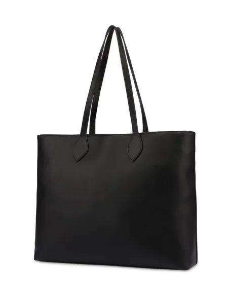 Pollini shopping bag with front pocket with zip black