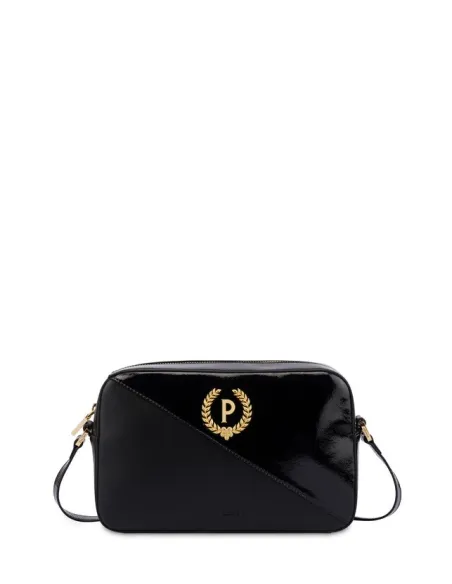 Pollini Damen-Umhängetasche schwarz