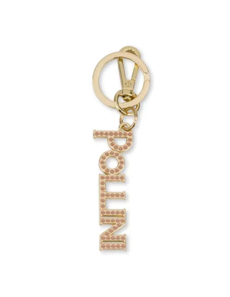 Pollini key ring gold-nude
