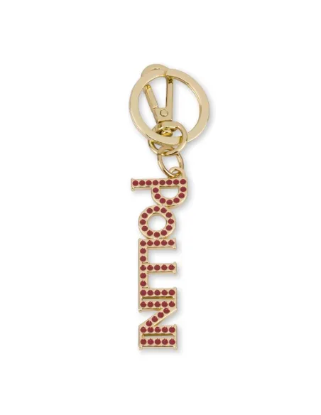 Pollini key ring red-gold