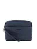 Piquadro Modus leder Clutch-Tasche blau