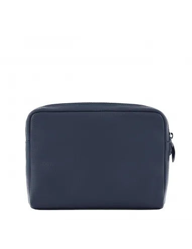 Piquadro Modus leder Clutch-Tasche blau