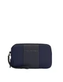 Piquadro Brief2 Clutch bag with three compartments blue