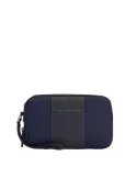 Piquadro Brief2 Clutch mit drei Fächern blau