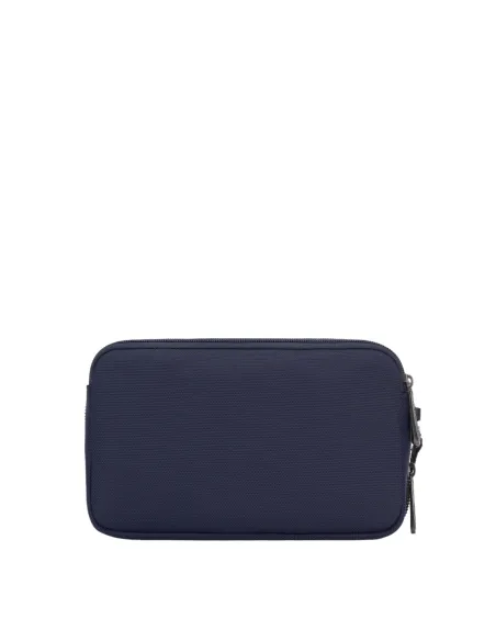 Piquadro Brief2 Clutch mit drei Fächern blau