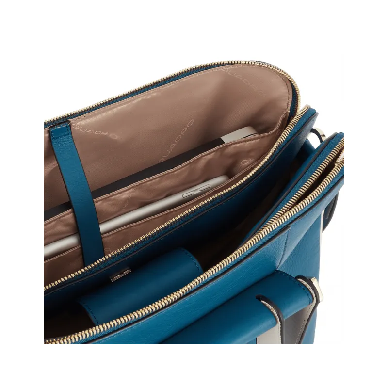 Women's business bag with two zipped compartments Circle... 2