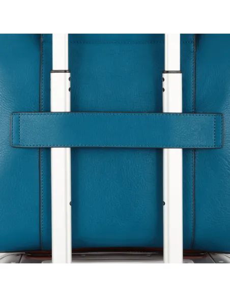 Women's business bag with two zipped compartments Circle light brown