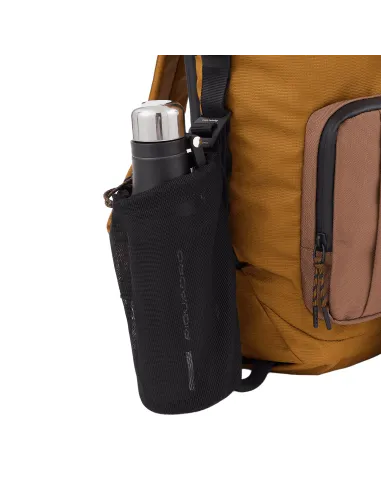 Piquadro Mick 15.6" laptop backpack sand