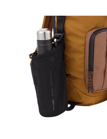 Piquadro Mick 15,6" Laptop-Rucksack sand