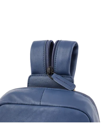 Piquadro Charlie Querträgertasche mit iPad®mini-Fach blau
