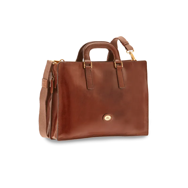 The Bridge Story Aktentasche mit zwei Griffen, braun