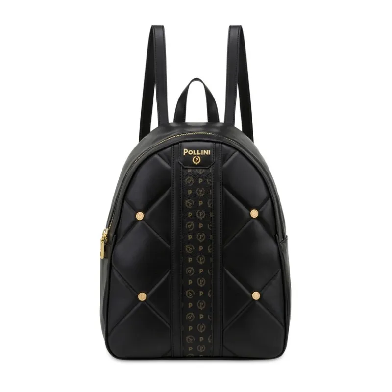 Zaino Pollini con inserti heritage nero
