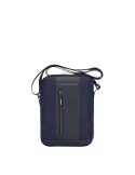 Piquadro Brief2 blu Men's crossbody bag with two compartments blue