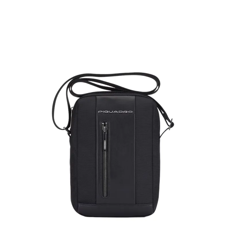 Piquadro Brief2 blu Men's crossbody bag with two...