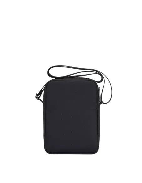 Piquadro Brief2 blu Men's crossbody bag with two compartments black