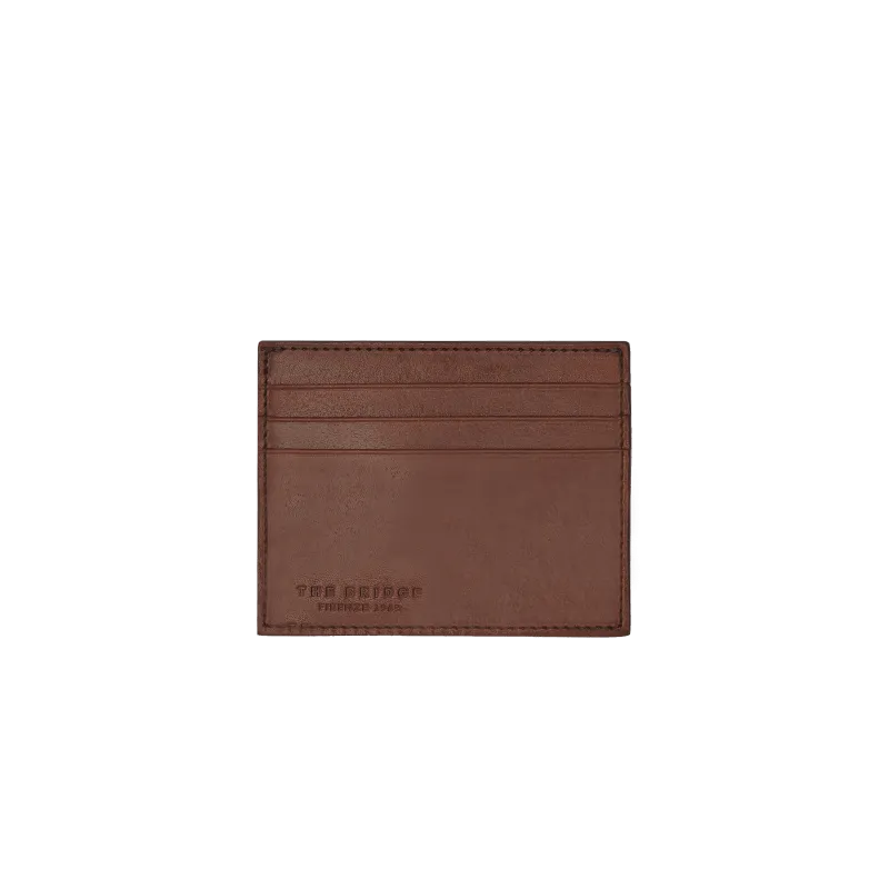 Porta carte di credito sottile The Bridge Story marrone 2