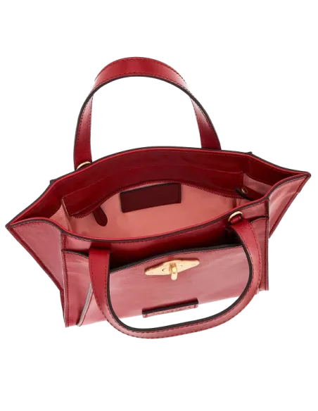 Borsa due manici The Bridge Barbara rossa