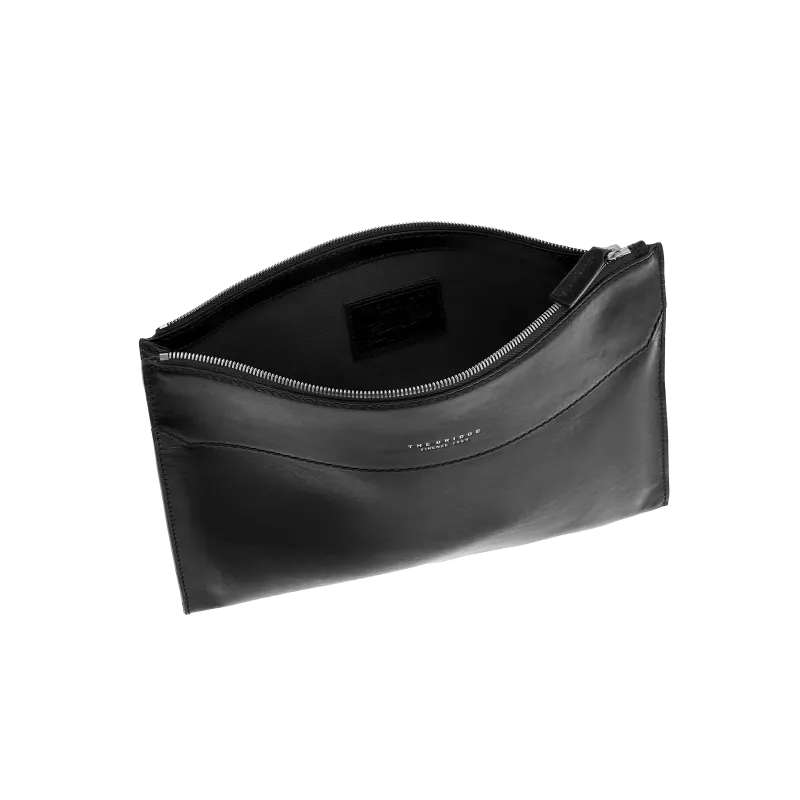 The Bridge Dante Leather clutch bag black 2