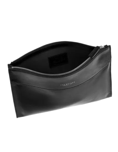 The Bridge Dante leder Clutch-Tasche schwarz